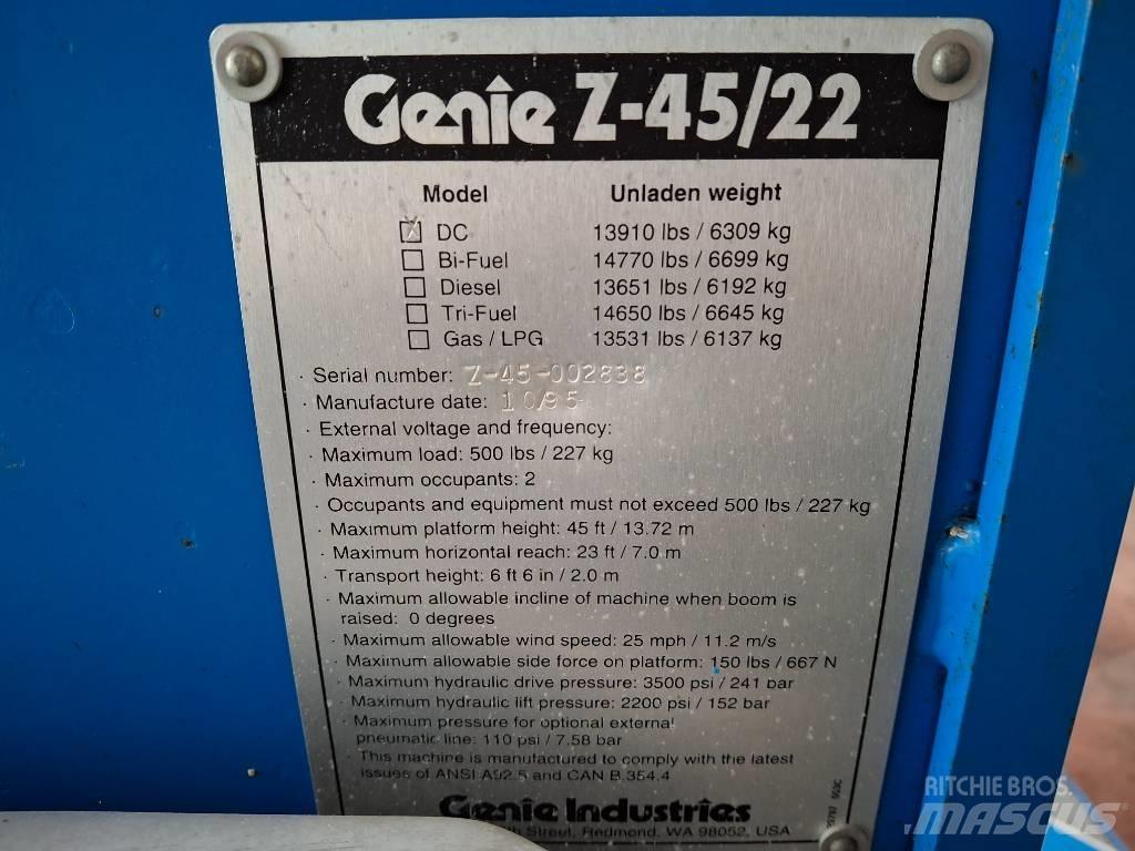 Genie Z 45/22 BOOM 曲臂高空作業車