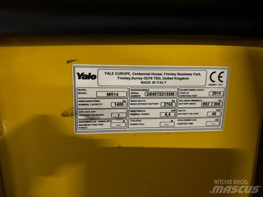 Yale MR 14 前伸式堆高機(叉車)
