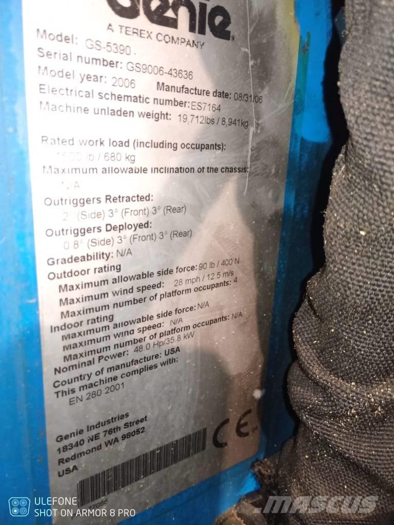 Genie GS 5390 RT 剪式升降機