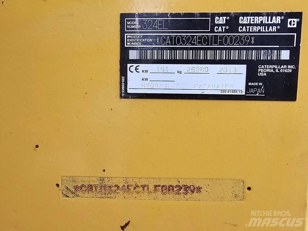 CAT 324 EL 履帶式 挖土機/掘鑿機/挖掘機