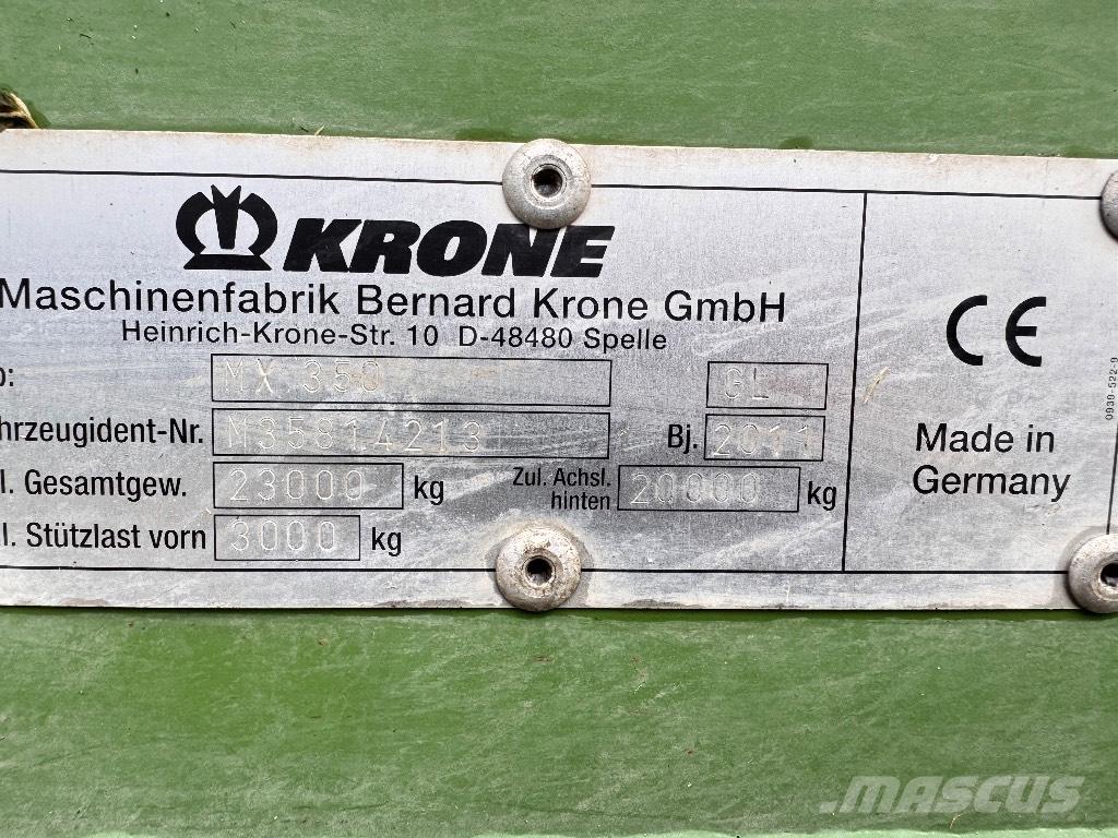 Krone MX 350 GL 自裝式拖車