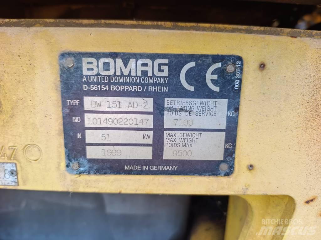 Bomag BW 151 AD-2 雙輪滾壓機