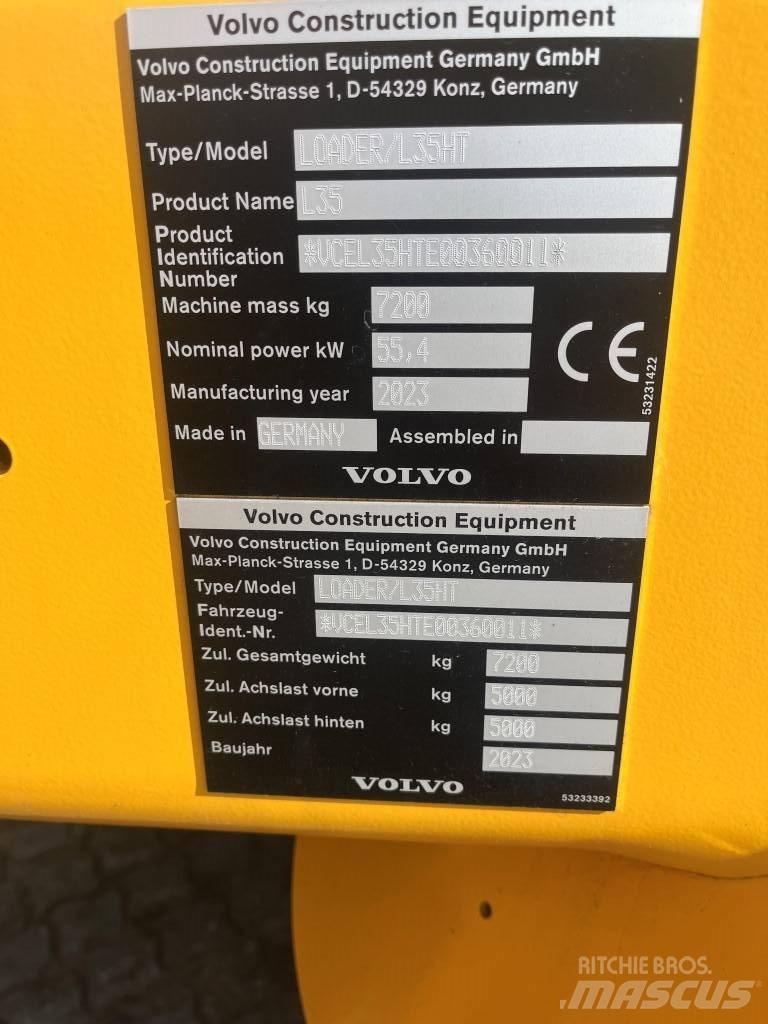 Volvo L35H 輪胎式裝載機