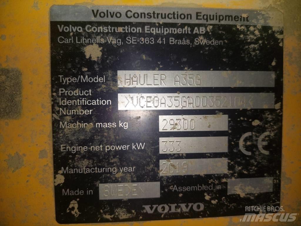 Volvo A 35 G 鉸接式起吊車