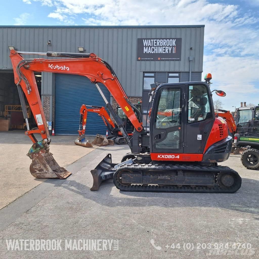 Kubota KX080-4 中型挖土機/掘鑿機/挖掘機 7t-12t