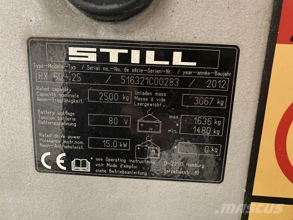 Still RX60-25 電動堆高機