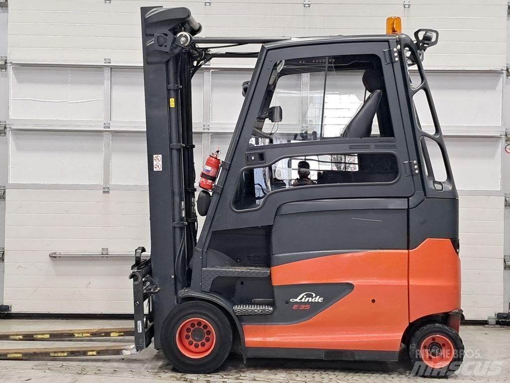 Linde E35HL-01 電動堆高機