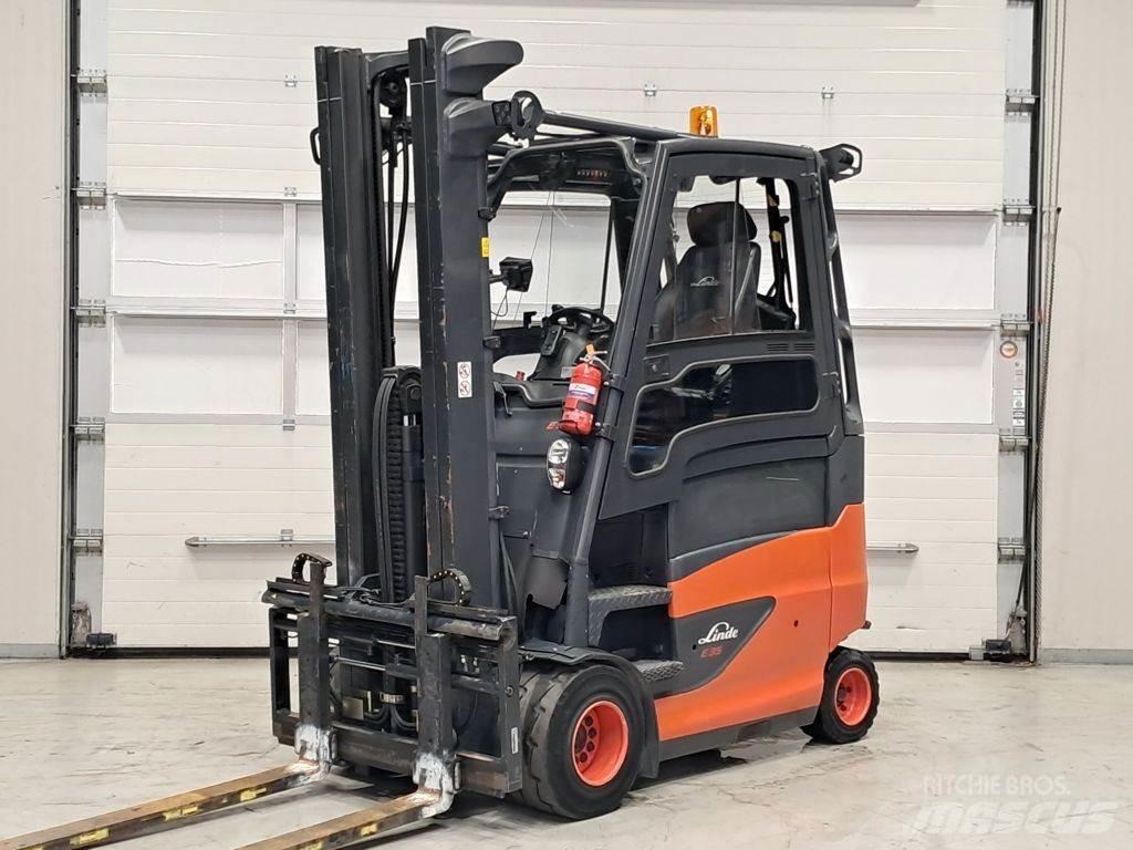 Linde E35HL-01 電動堆高機