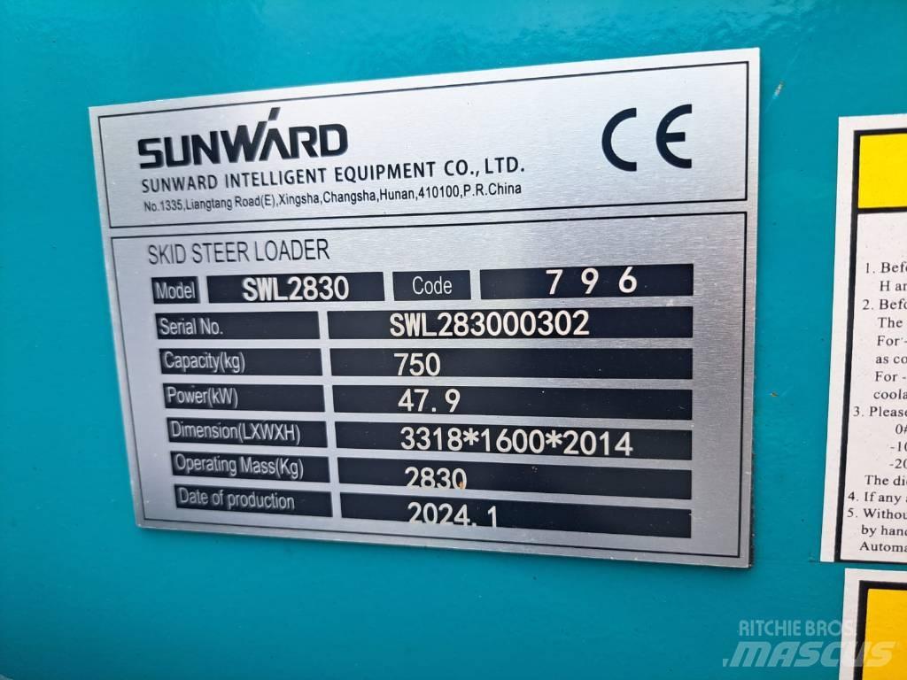 Sunward SWL 2830 滑移轉向裝載機