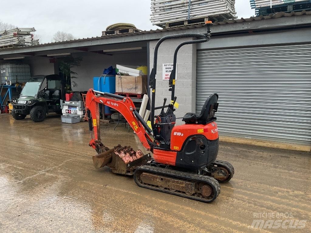 Kubota U 10 小型挖土機/掘鑿機<7t(小型挖掘機)