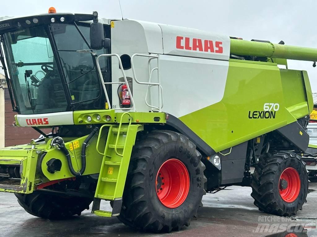 CLAAS Lexion 670 4x4 聯合收穫機