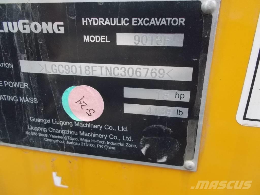 LuiGong 9018 F 小型挖土機/掘鑿機<7t(小型挖掘機)