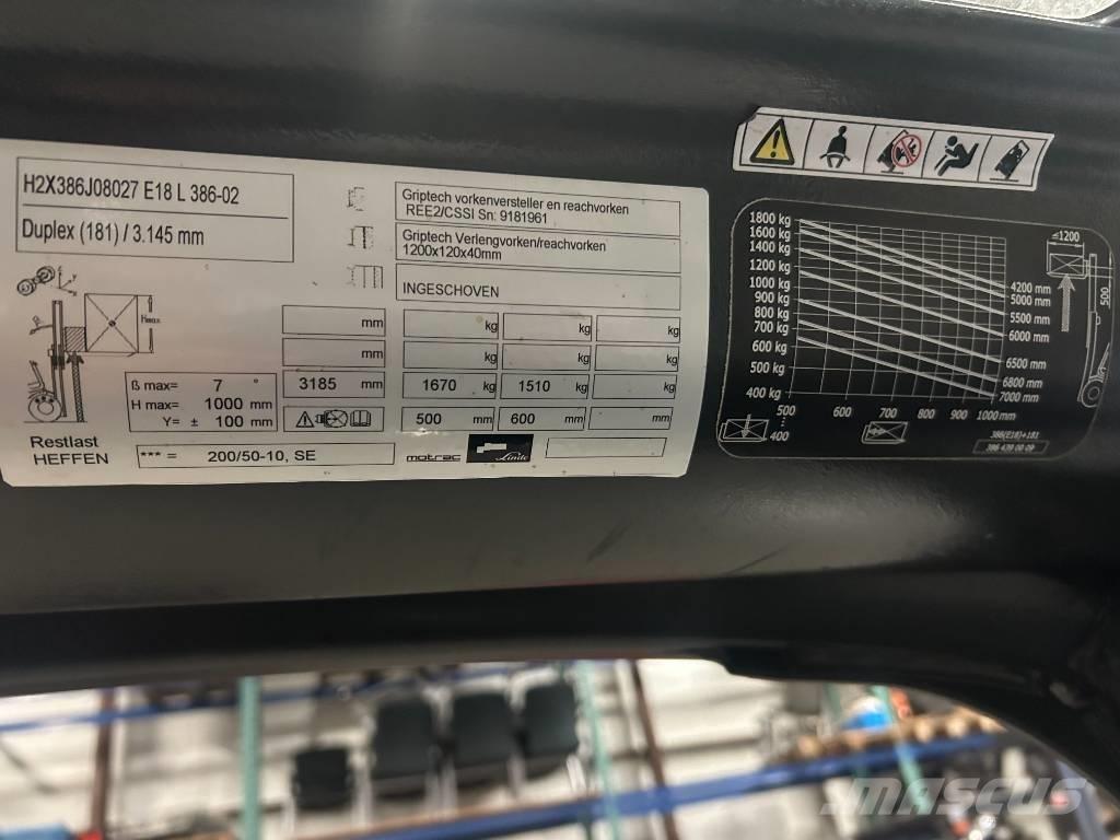 Linde e18l-02 電動堆高機