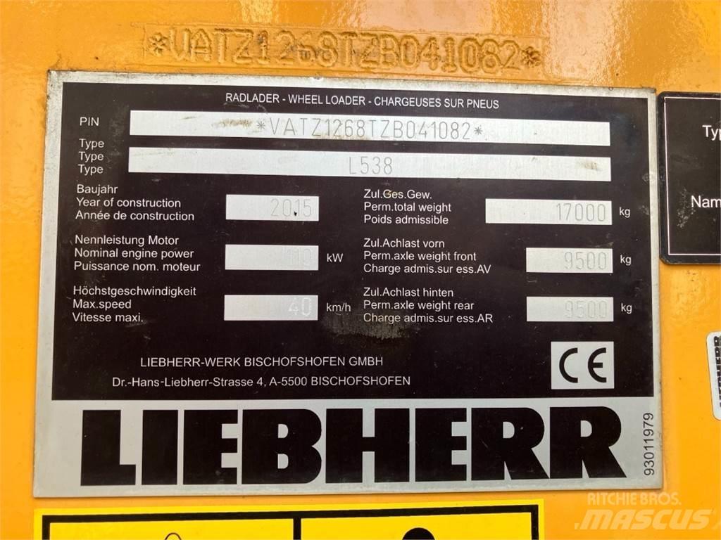 Liebherr L538 輪胎式裝載機