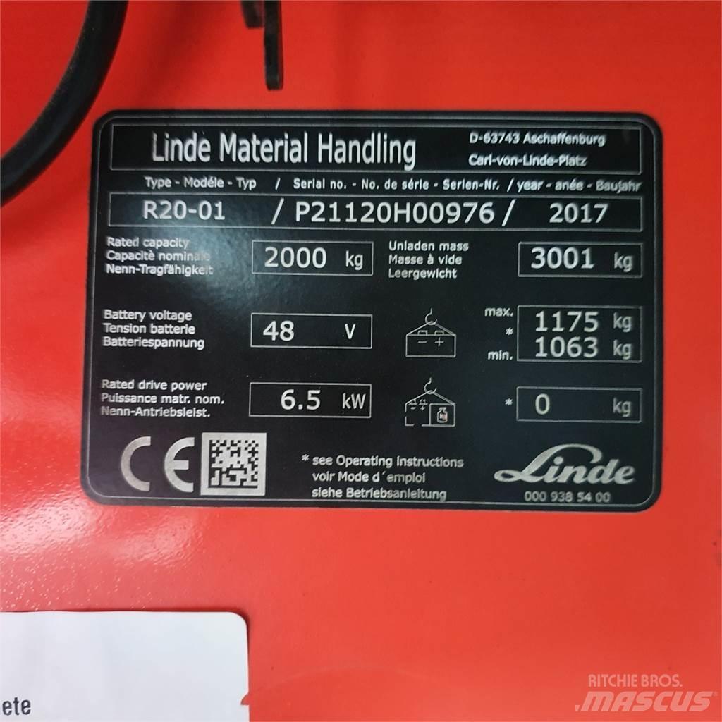 Linde R20 前伸式堆高機(叉車)