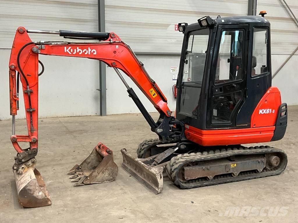Kubota KX 61-3 小型挖土機/掘鑿機<7t(小型挖掘機)
