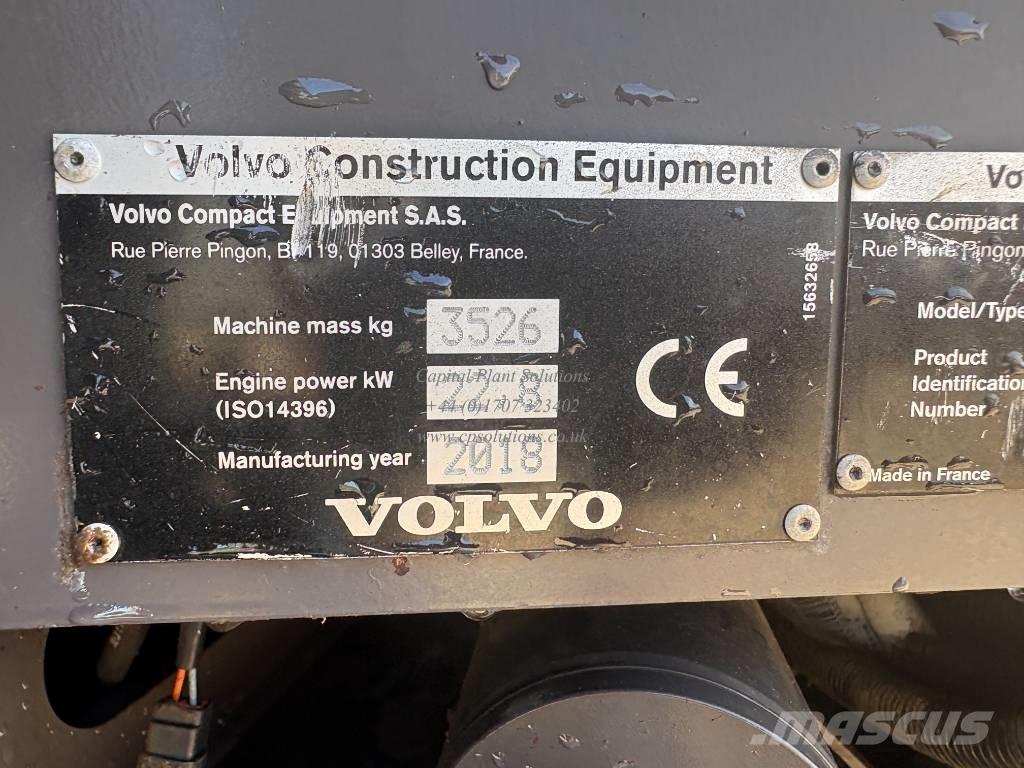 Volvo ECR 35 D 小型挖土機/掘鑿機<7t(小型挖掘機)
