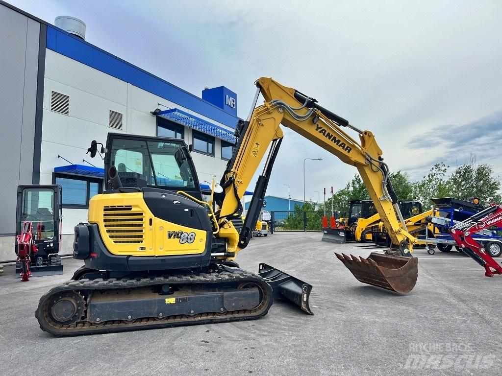 Yanmar Vio 80-2PB 中型挖土機/掘鑿機/挖掘機 7t-12t