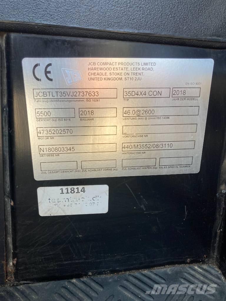 JCB TLT 35 D 4x4 伸縮臂操作車