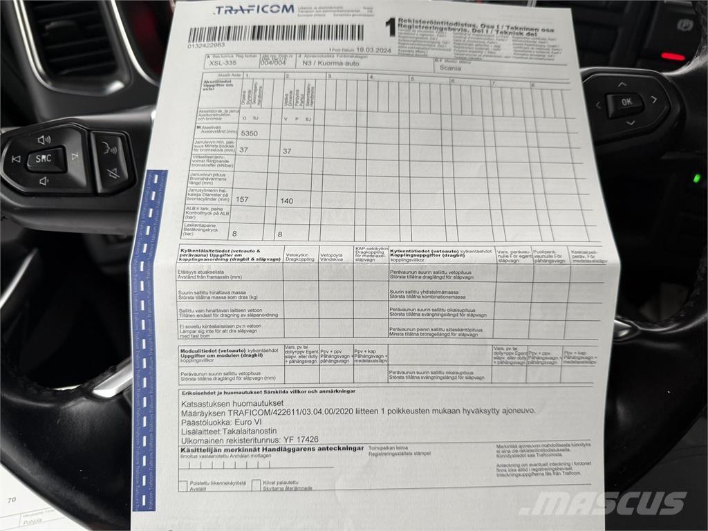 Scania P280 4X2 貨箱式卡車