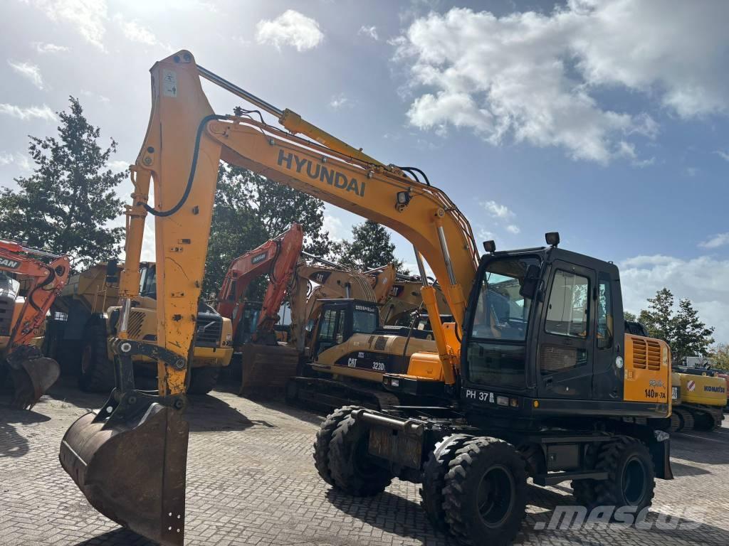 Hyundai 140W-7A 旋轉式挖土機/掘鑿機/挖掘機