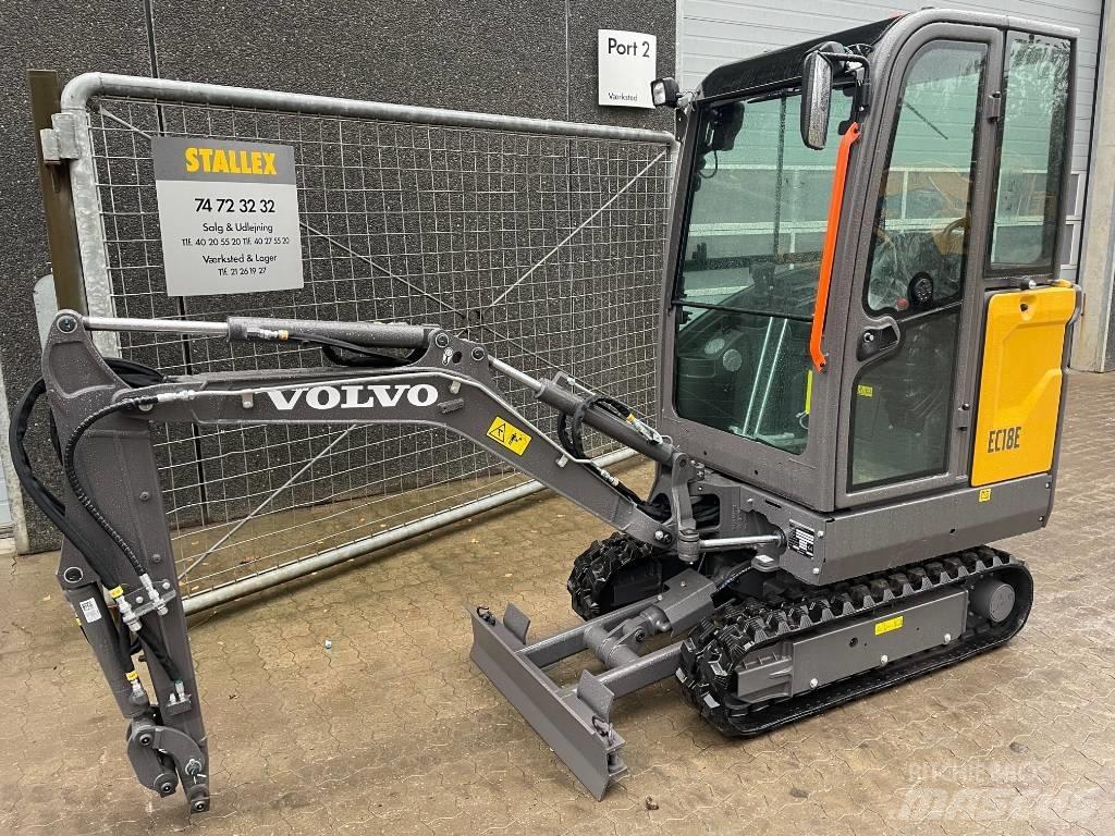 Volvo EC18E 小型挖土機/掘鑿機<7t(小型挖掘機)
