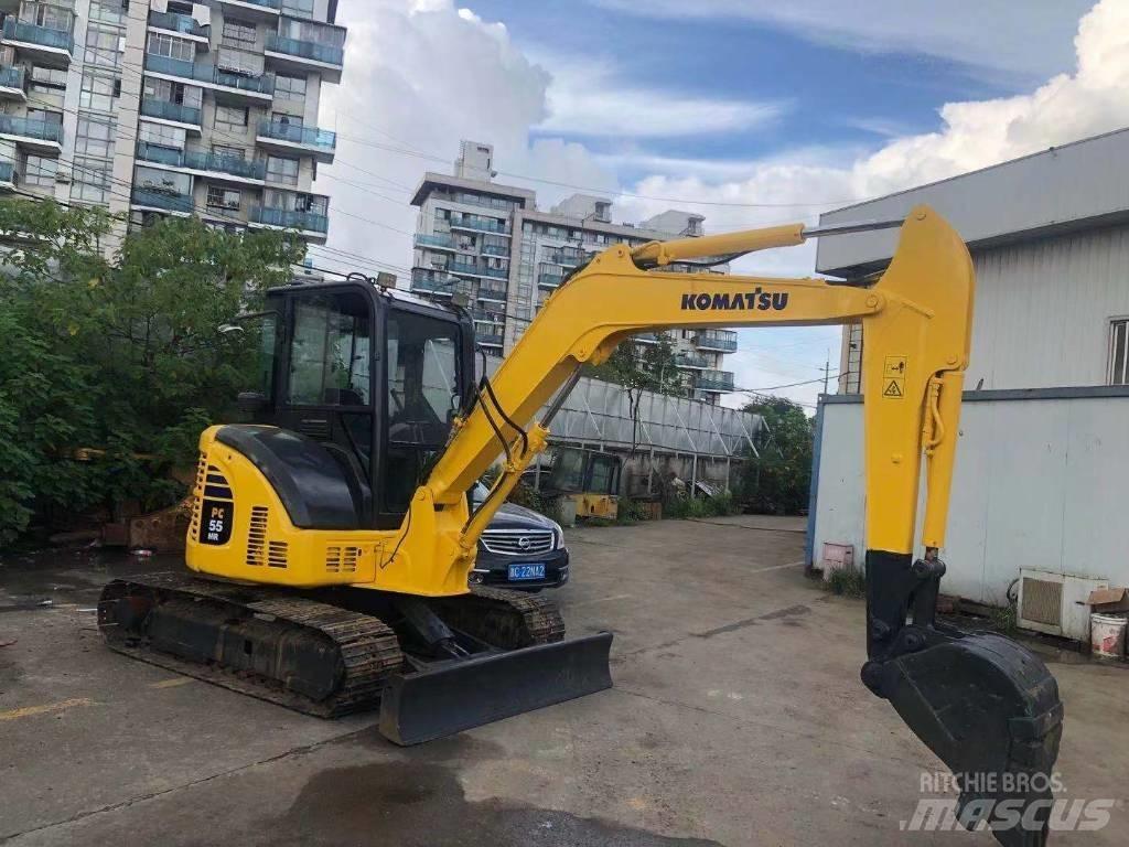 Komatsu PC 55 小型挖土機/掘鑿機<7t(小型挖掘機)