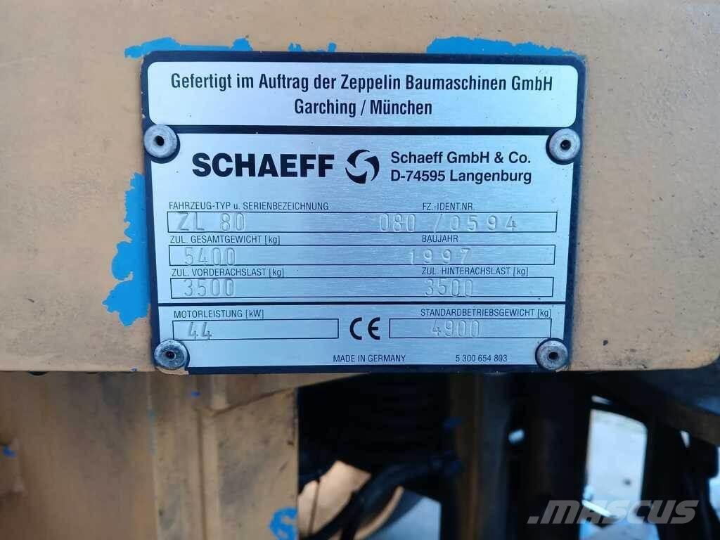Schaeff ZL 80 輪胎式裝載機