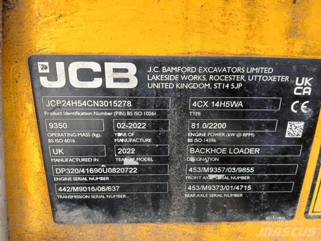 JCB 4 CX Pro AEC 反鏟裝載機