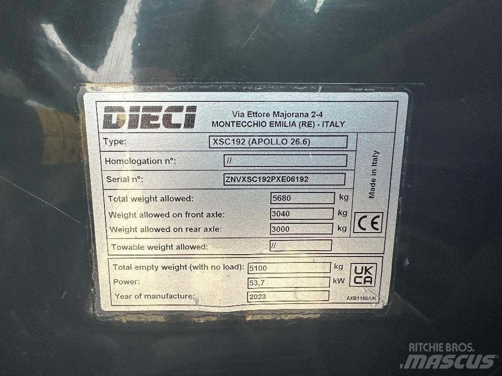 Dieci Apollo 26.6 伸縮臂操作車