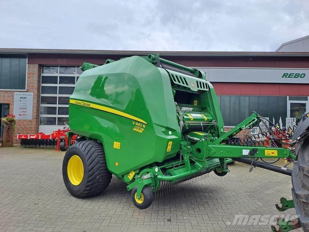 John Deere V461R 圓型牧草打包機