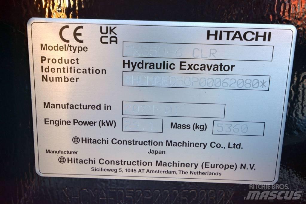 Hitachi ZX 55 U-6 小型挖土機/掘鑿機<7t(小型挖掘機)