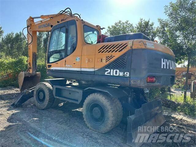 Hyundai 210W 旋轉式挖土機/掘鑿機/挖掘機