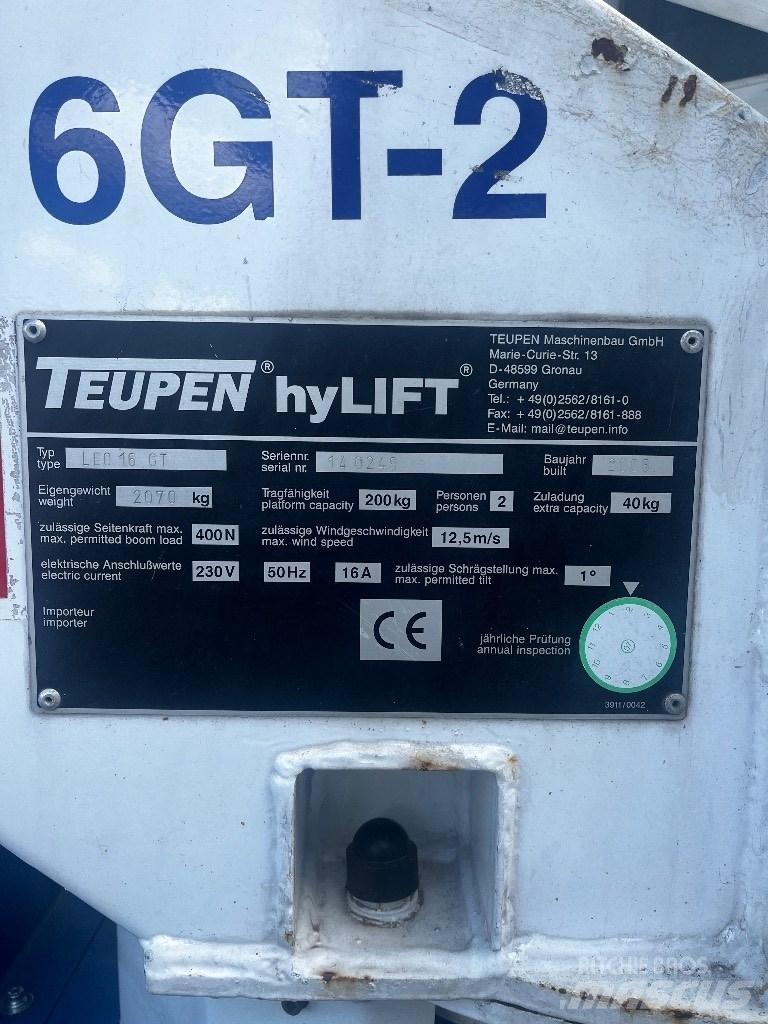Teupen Leo 16GT 曲臂高空作業車