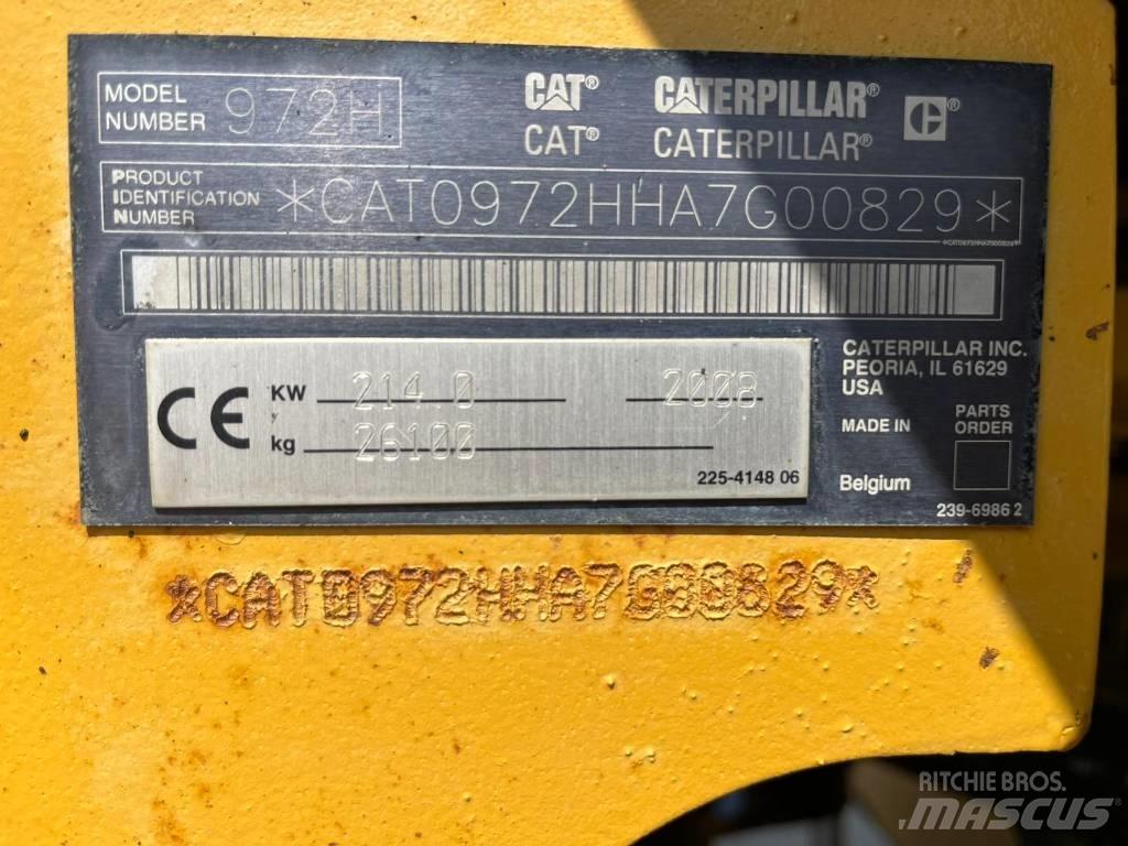 CAT 972 H 輪胎式裝載機