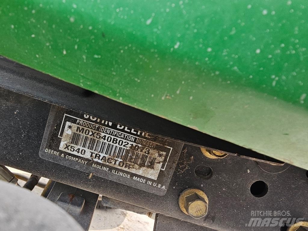 John Deere X 540 小型曳引機