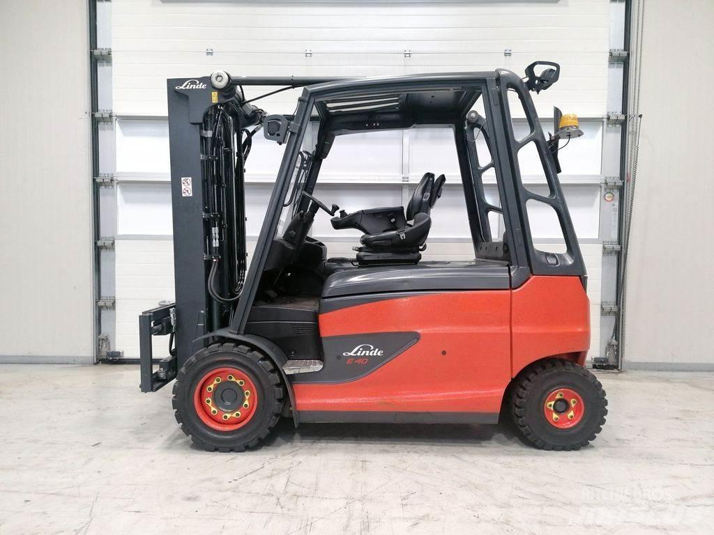 Linde E40HL-01/600 電動堆高機
