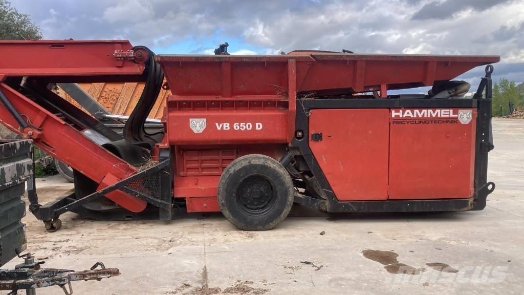 Hammel VB 650 D 廢棄物撕碎機