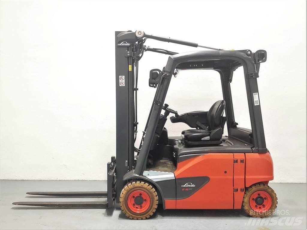 Linde E16P 02 電動堆高機