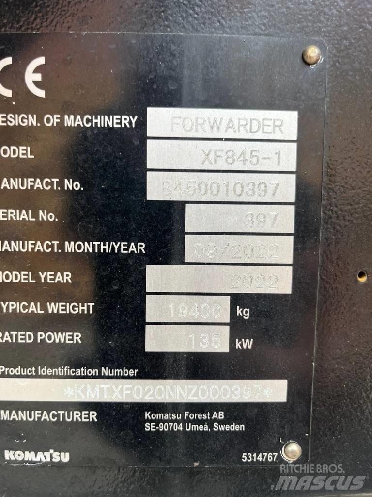 Komatsu 845-1 集運機