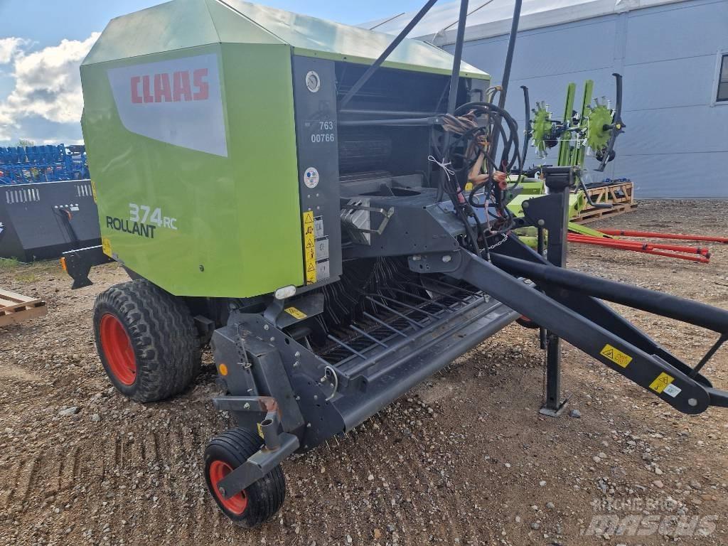CLAAS Rollant 374 RC 圓型牧草打包機