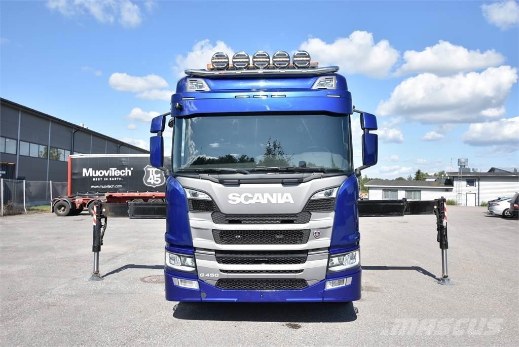 Scania G450 8X4 起重機卡車