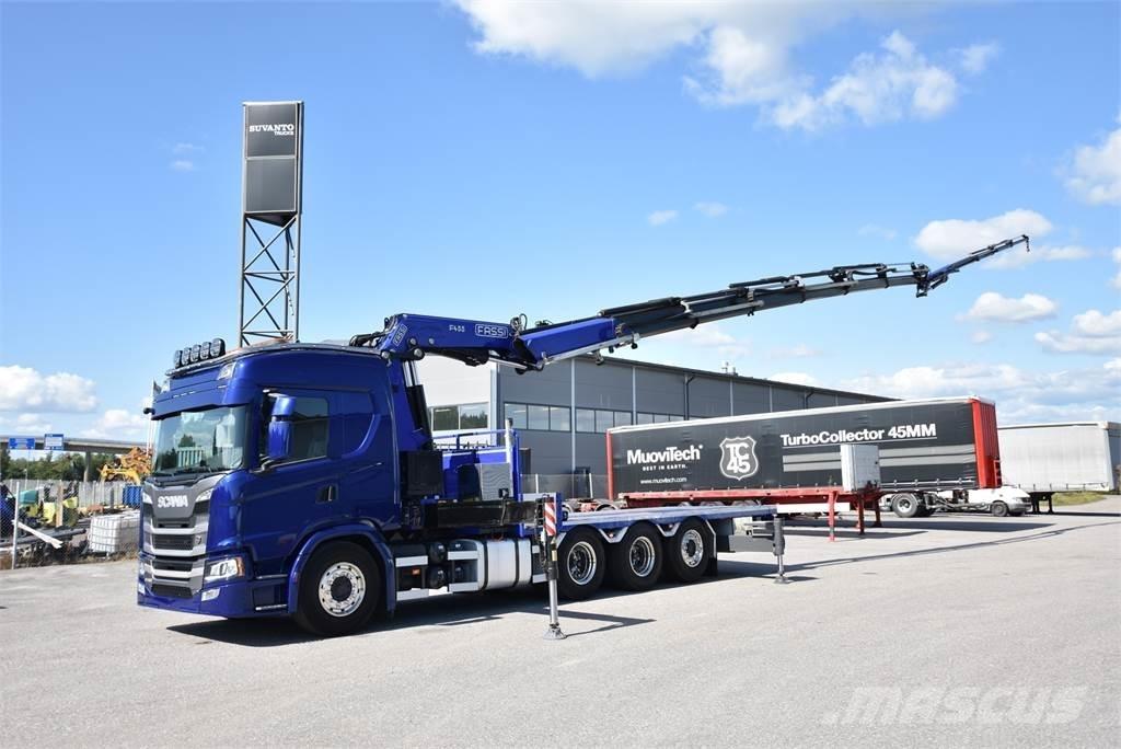 Scania G450 8X4 起重機卡車