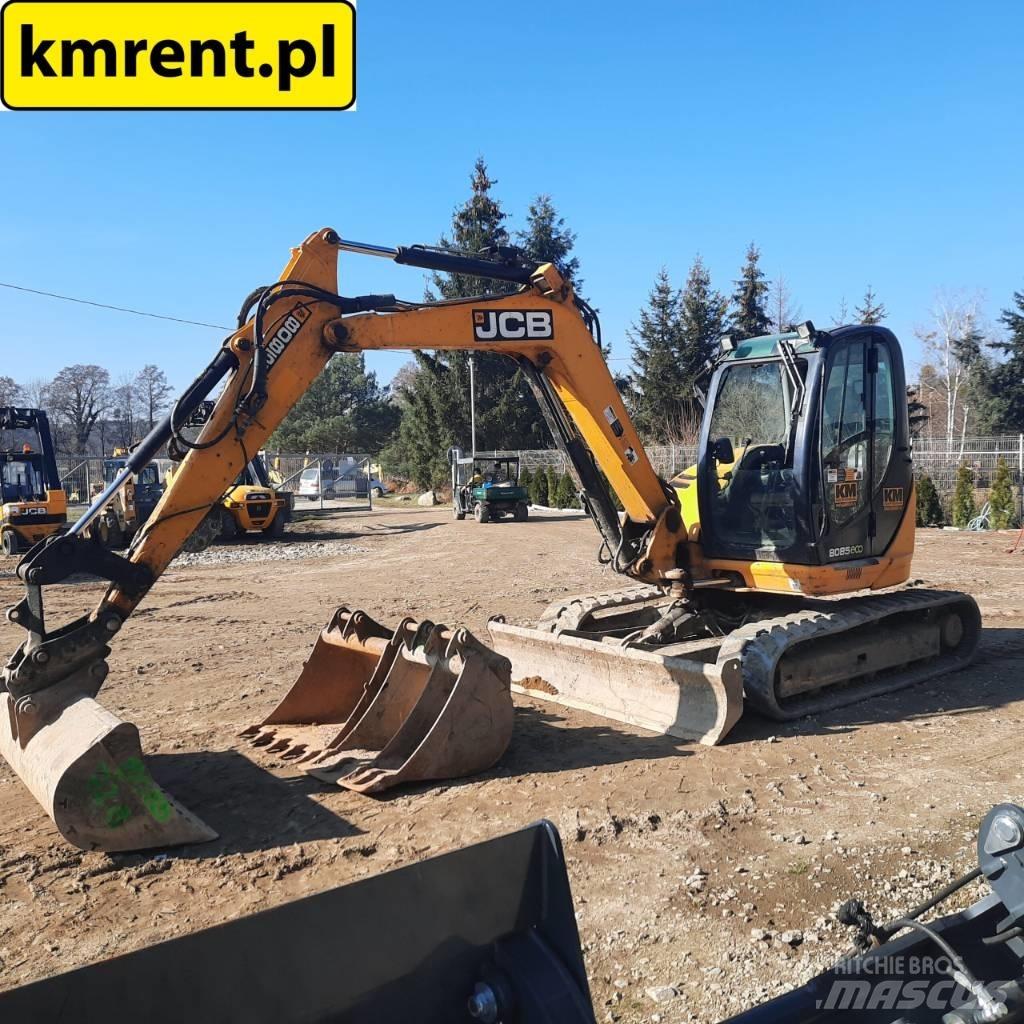 JCB 8085 中型挖土機/掘鑿機/挖掘機 7t-12t