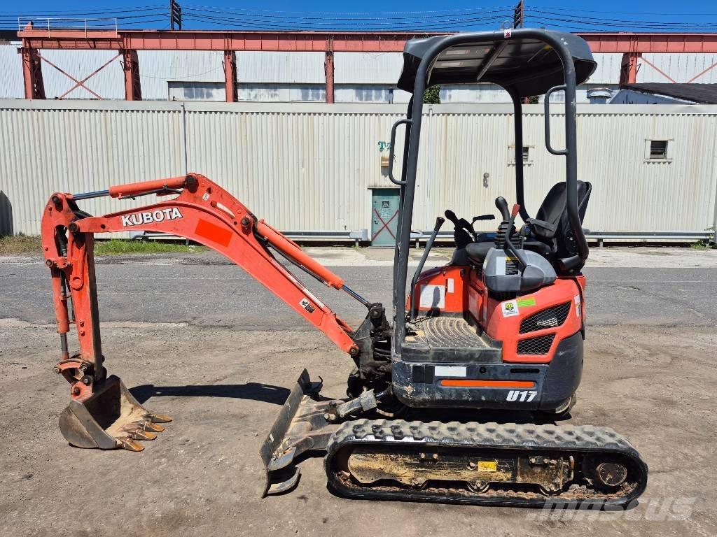 Kubota U 17 小型挖土機/掘鑿機<7t(小型挖掘機)