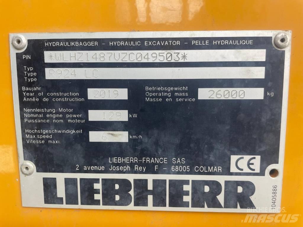 Liebherr R924 G8 履帶式 挖土機/掘鑿機/挖掘機