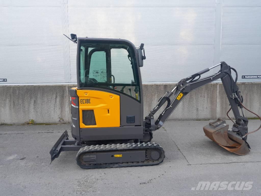 Volvo EC18E 小型挖土機/掘鑿機<7t(小型挖掘機)