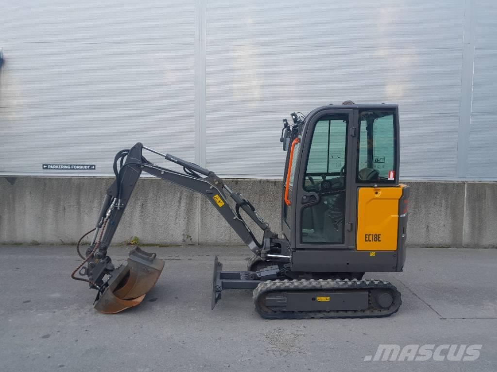 Volvo EC18E 小型挖土機/掘鑿機<7t(小型挖掘機)