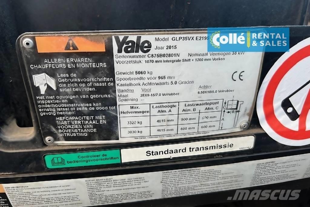 Yale GLP 35 VX | 2015 液化石油氣LPG卡車