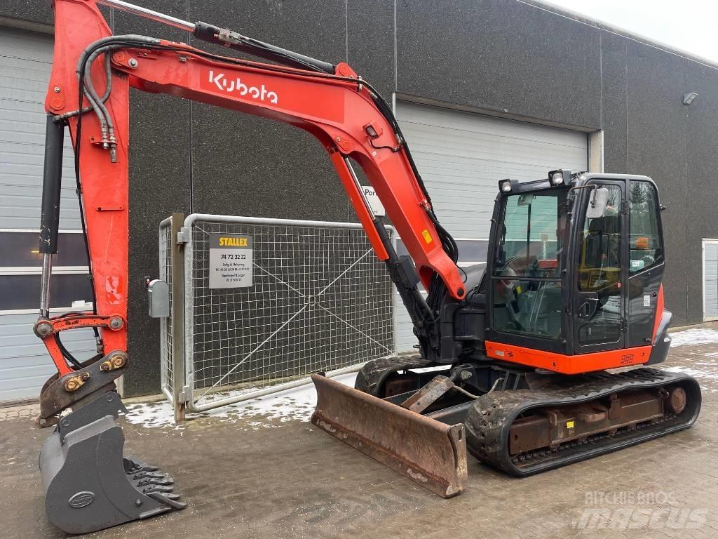 Kubota KX080-4a 中型挖土機/掘鑿機/挖掘機 7t-12t